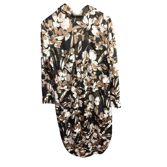 Chicos Womens Camouflage Print Button-Up Dress Size 12/14 - Picture 2 of 4